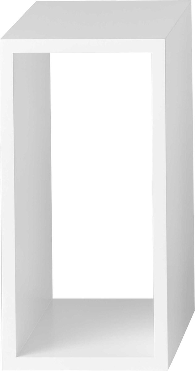 Muuto Módulo de estantería Stacked 2.0 abierto, small blanco
