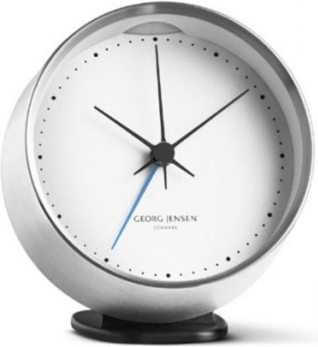 Georg Jensen Orologio da tavolo Koppel 10 cm bianco - acciaio inossidabile