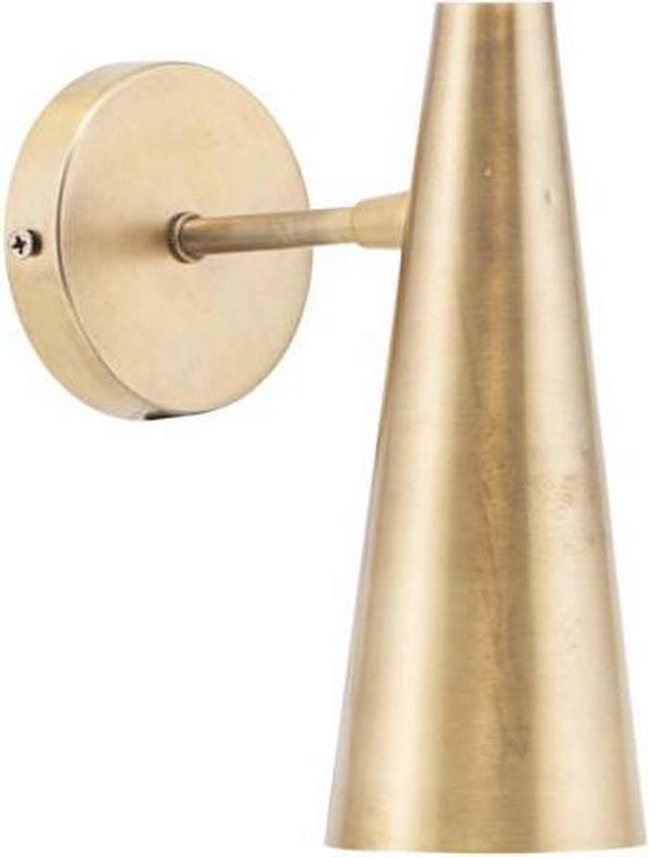 House Doctor Lámpara de pared Precise latón, 21 cm
