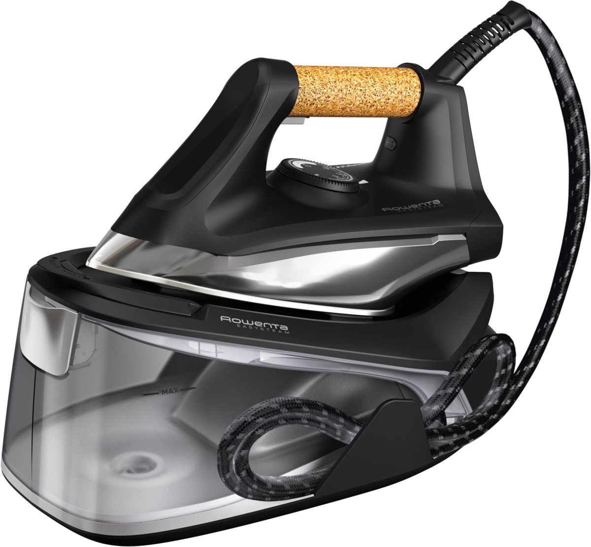 Rowenta Easy Steam VR7361 2400 W 1,4 L Suela de acero inoxidable Aluminio, Negro