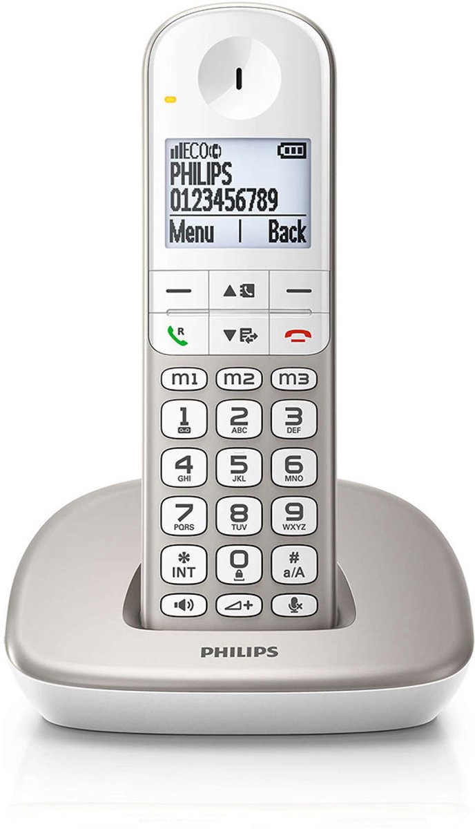 Teléfono Inalámbrico Philips XL4901S/23 | Blanco | DECT
