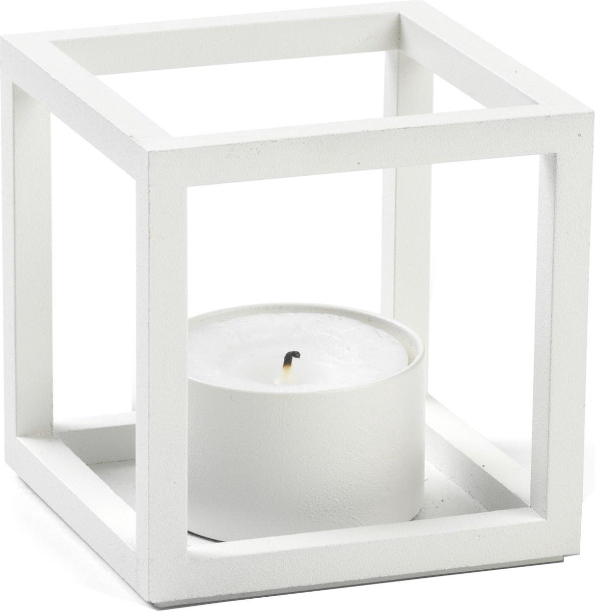Audo Copenhagen Portavelas Kubus blanco
