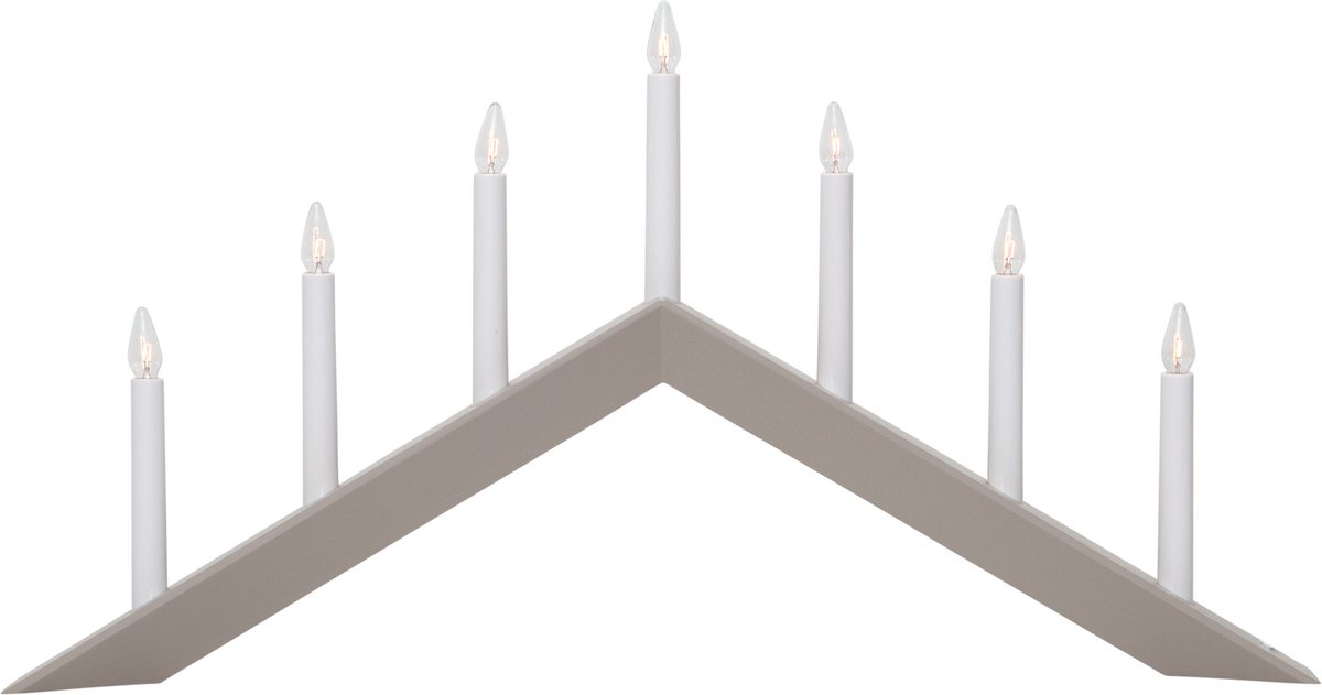 Star Trading Candelabro Arrow 36 cm Beige
