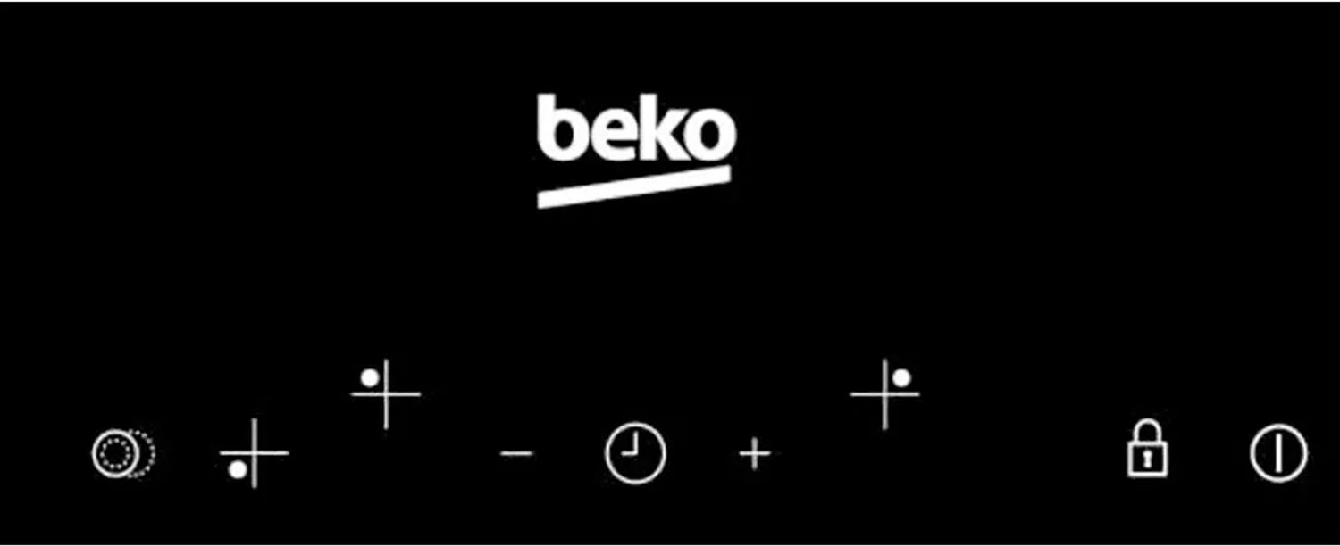 Beko HIC63402T hobs Negro Integrado Cerámico 3 zona(s)