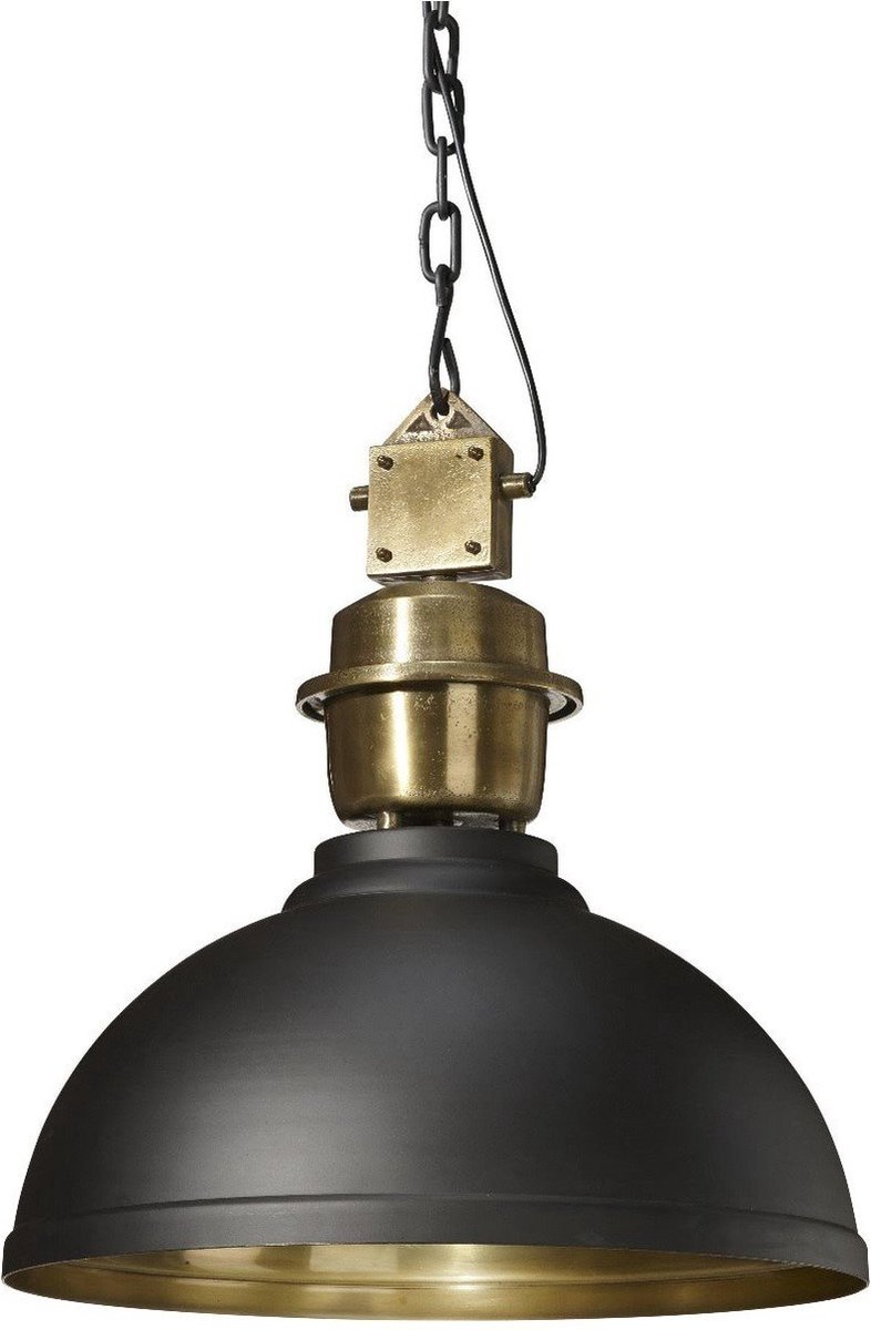 PR Home Plafoniera Manchester Ø 52 cm nero-ottone