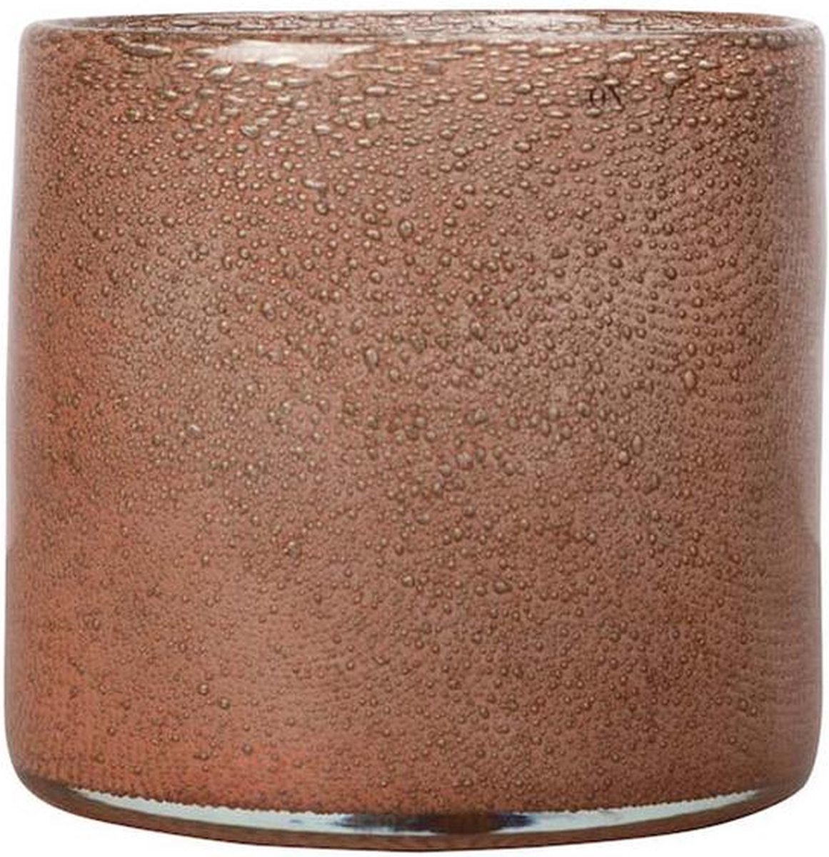 Byon Portavelas-Jarrón Calore M Ø15 cm Rusty red