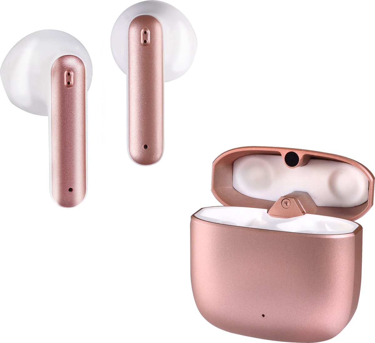 Vivanco Metal Pair Auriculares TWS InEar Oro rosa