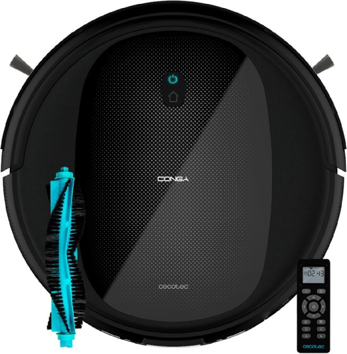 Cecotec Conga Quick & Clean Vital aspiradora robotizada Sin bolsa Negro