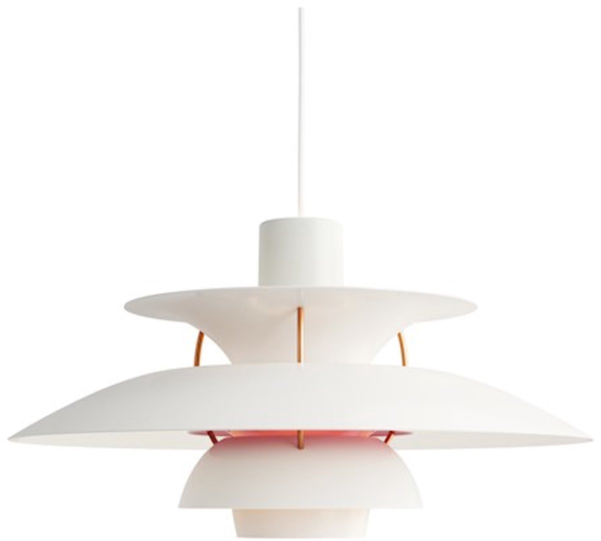 Louis Poulsen Lampada a sospensione PH 5 Ø500, Grigio