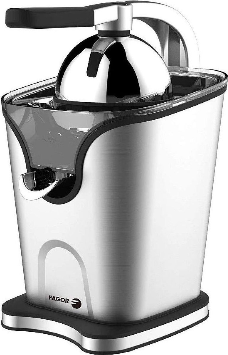 Fagor FGE254 exprimidor Exprimidor eléctrico con brazo 100 W Negro, Acero inoxidable
