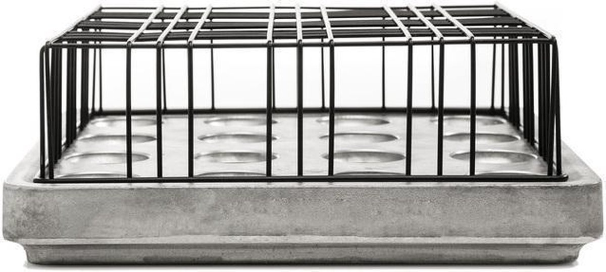 Born In Sweden Soporte para portavelas Stumpastaken negro