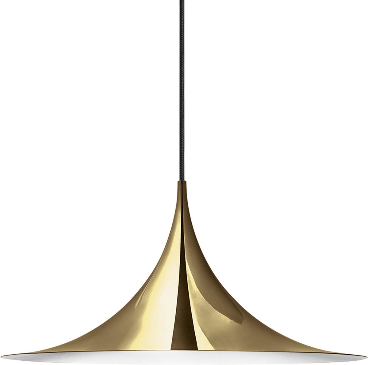 GUBI Lampe Semi Ø 60 cm Polished brass