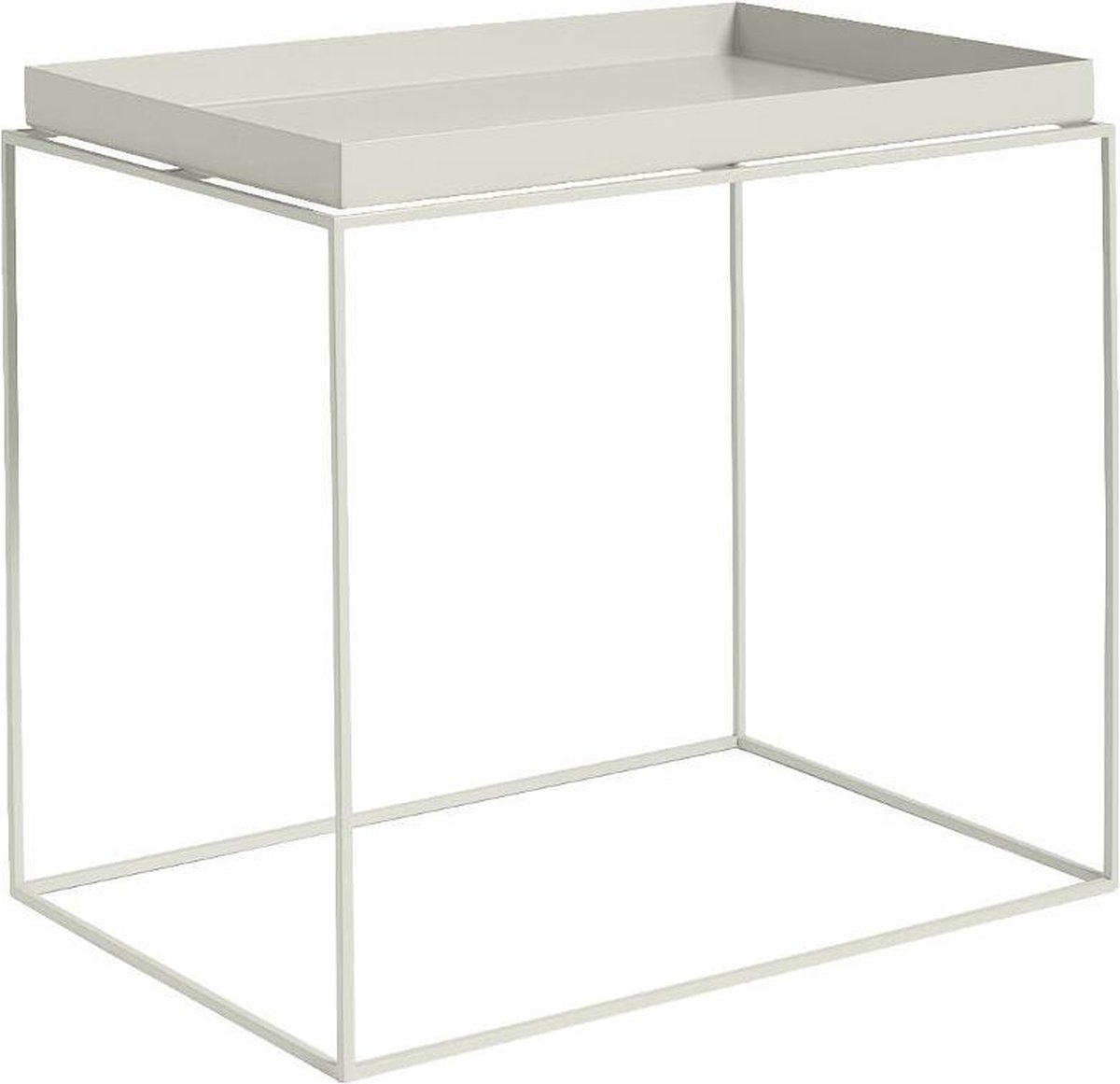 HAY Table basse Tray Table Warm grey, large