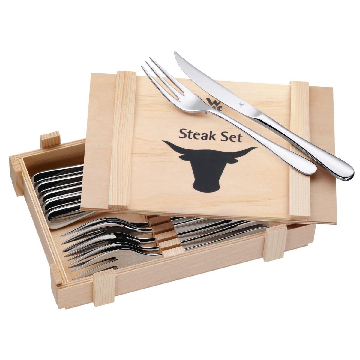 WMF Cubiertos de carne Geschenkidee 12 piezas acero inoxidable