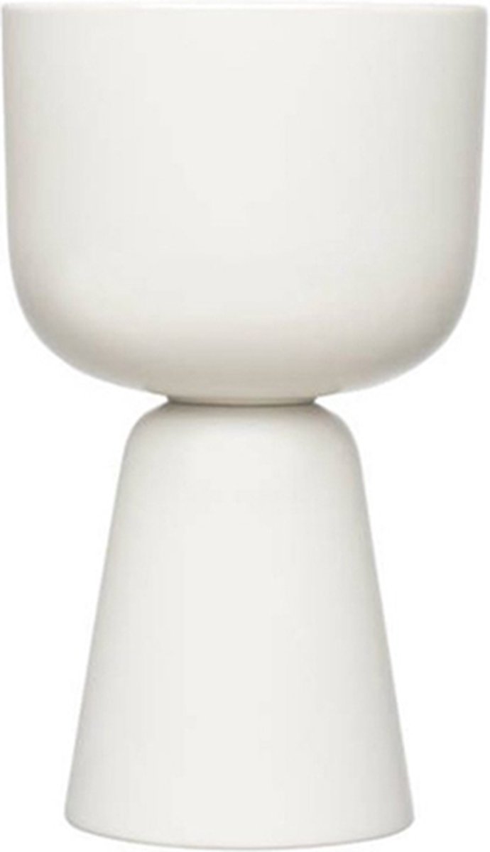 Iittala Maceta Nappula Ø15 cm altura 26 cm blanco