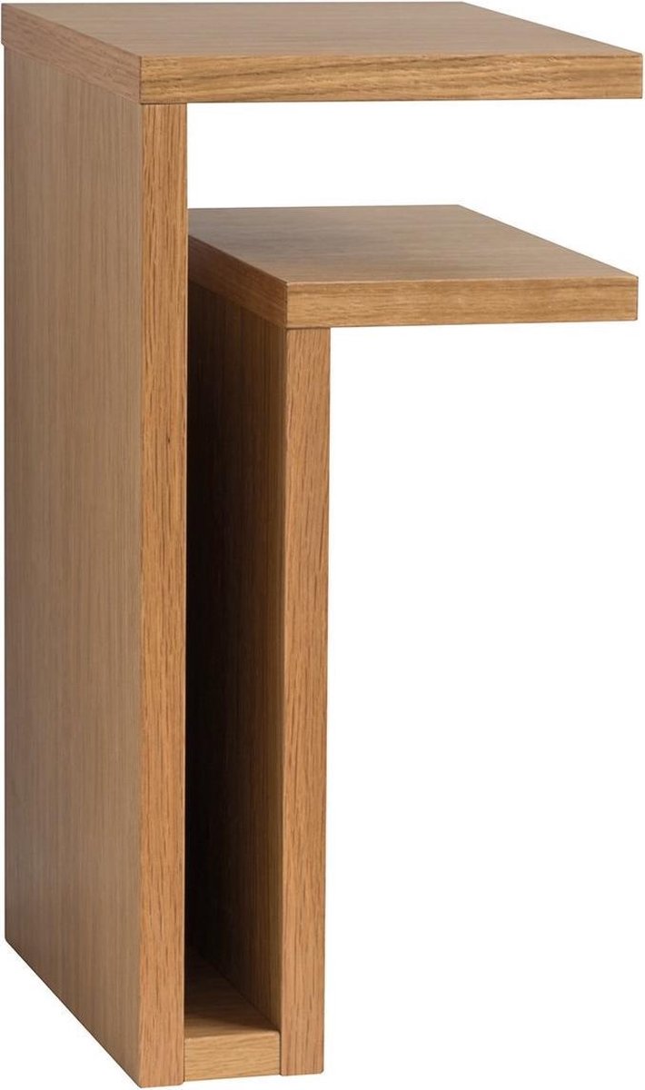 Maze Estantería de pared F-shelf roble Estante a la derecha