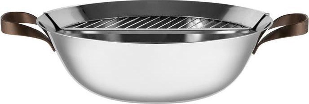 Alessi Sartén wok Edo 34 cm
