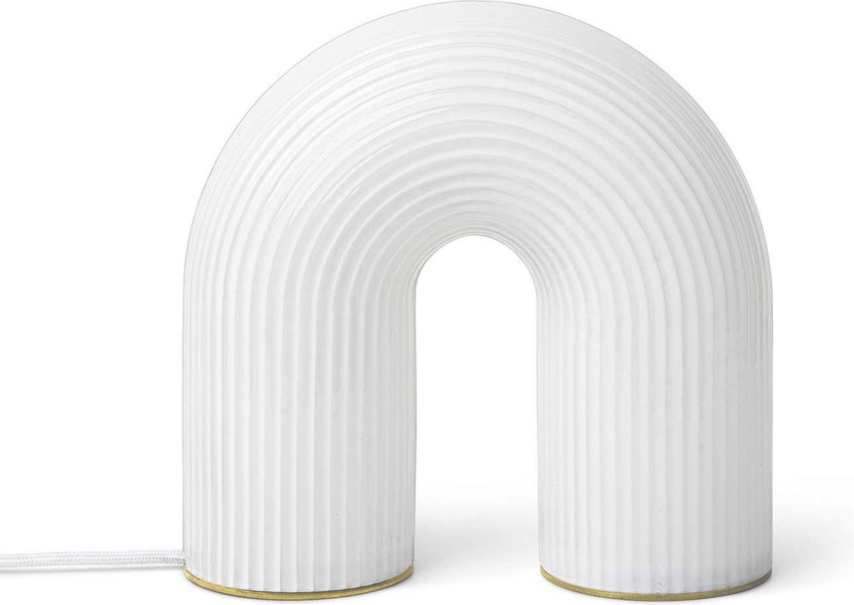 Ferm Living Lampada da tavolo Vuelta bianco