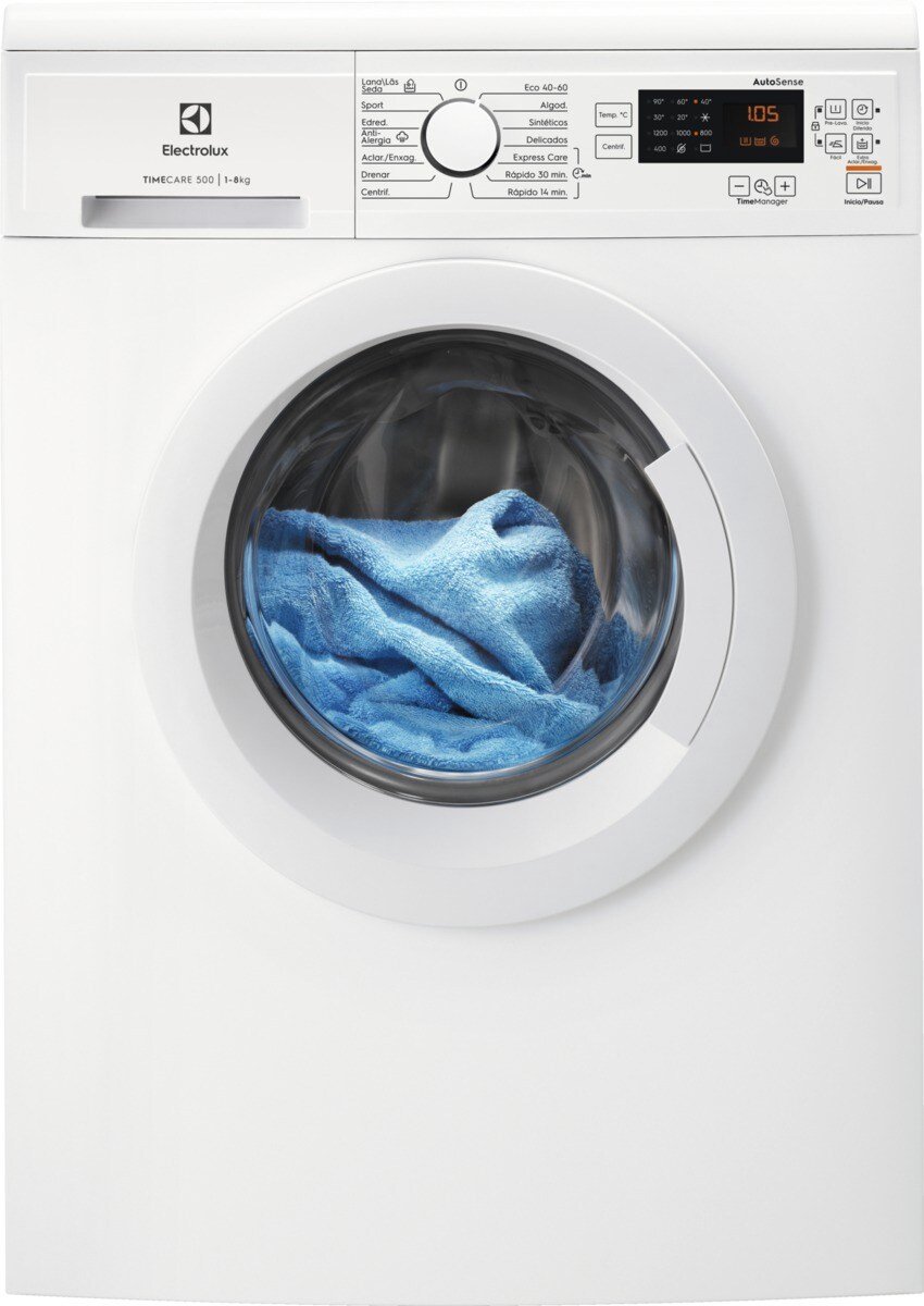Lavadora Electrolux EA2F6820CF | Clase A | 8 KG | 1200 RPM | Tapa Extraíble
