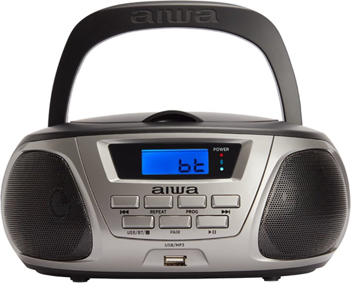 Aiwa BBTU-300TN reproductor de CD Reproductor de CD portátil Gris