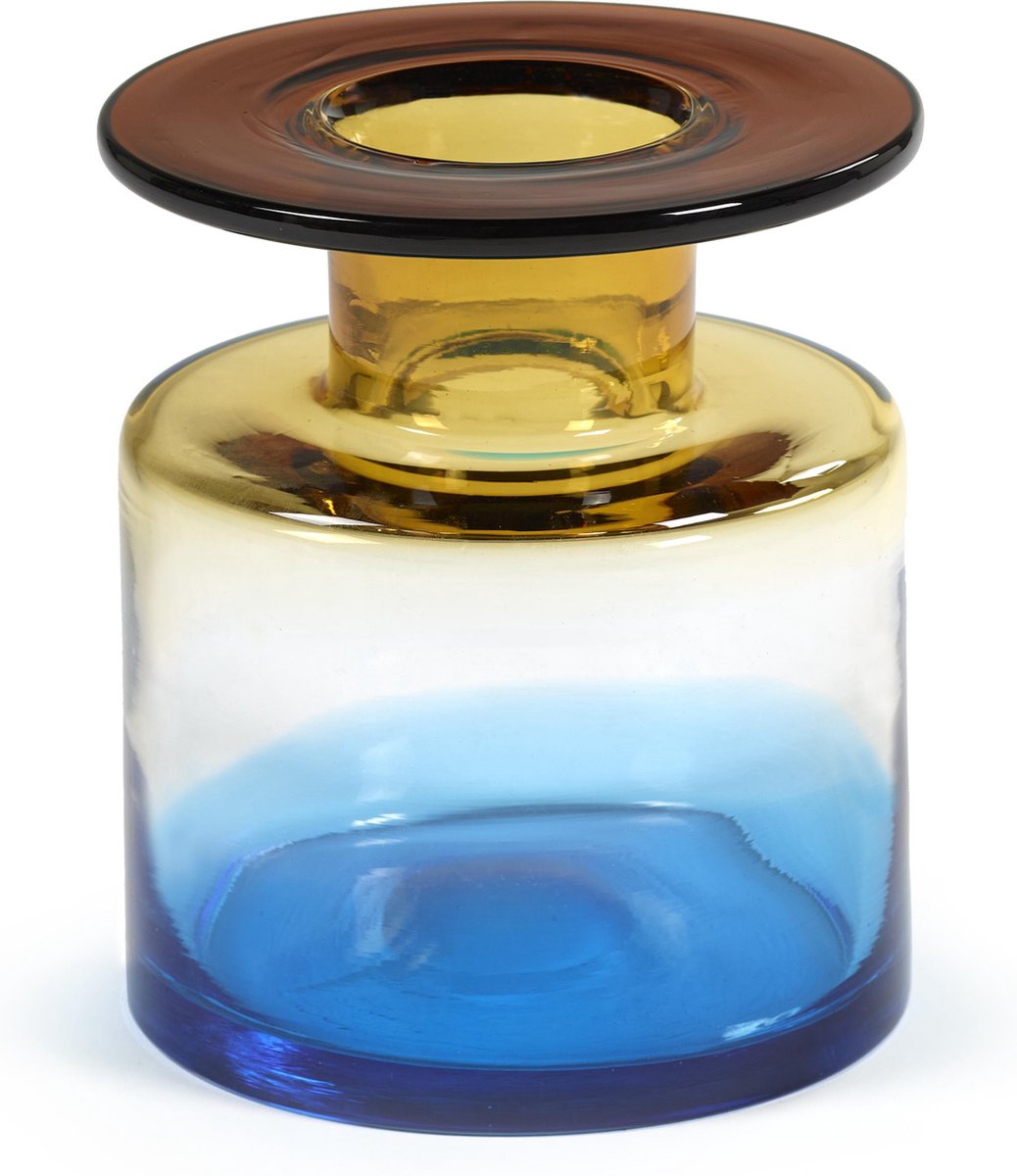 Serax Jarrón Wind & Fire 22 cm Blue-amber