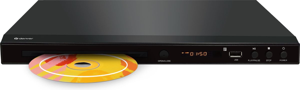 Denver DVH-1245 Grabador de DVD Negro