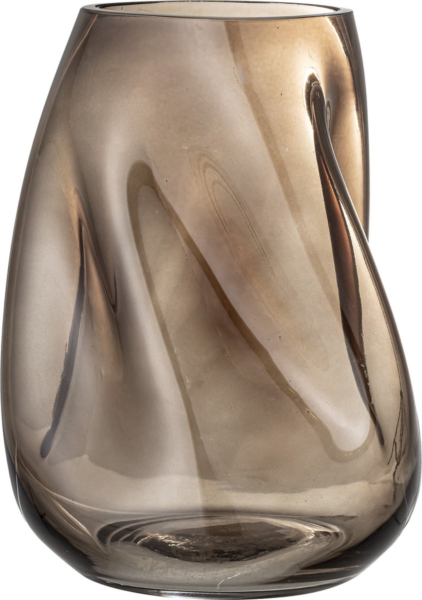 Bloomingville Vaso in vetro Bloomingville 26 cm marrone