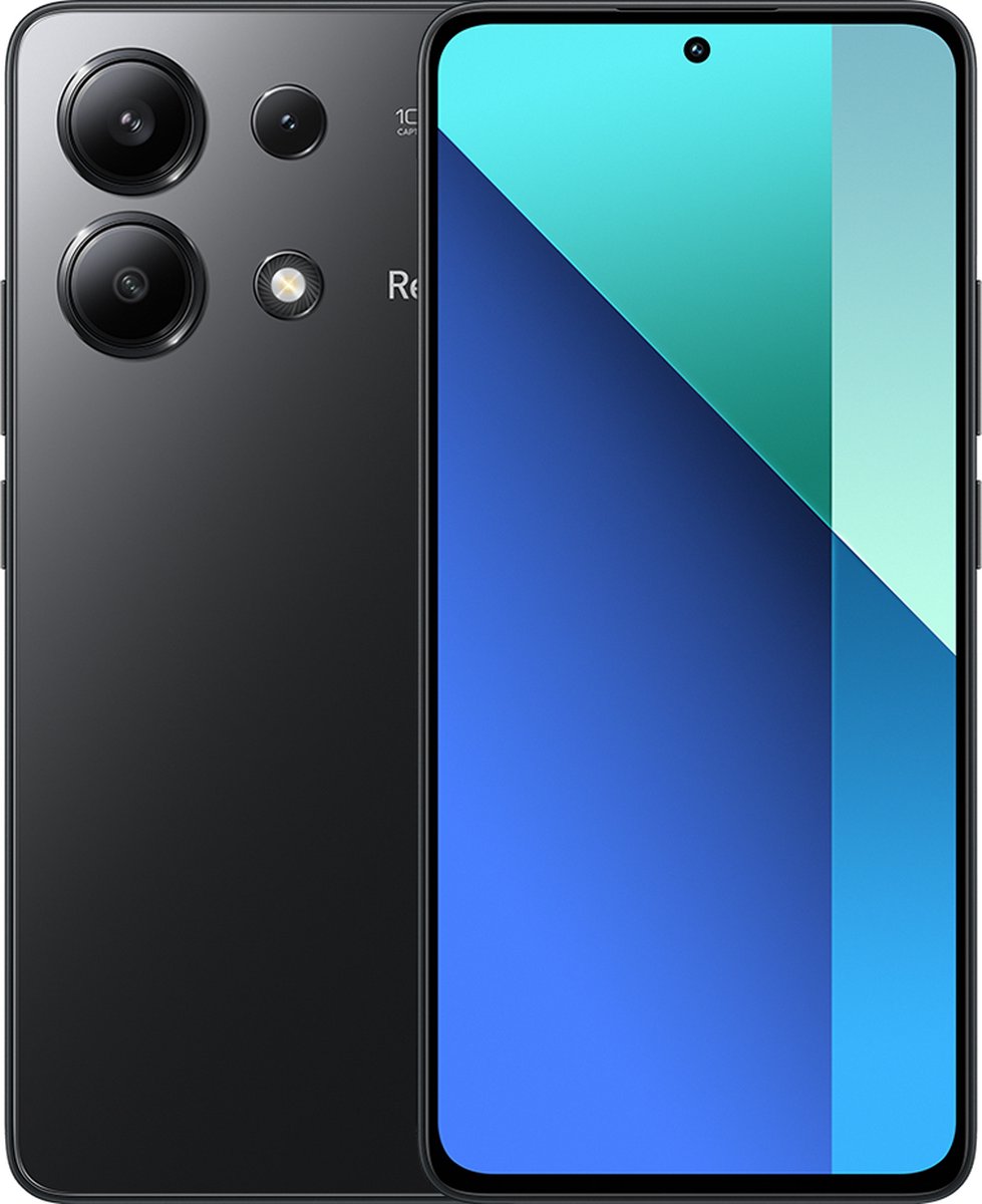 Xiaomi Redmi Note 13 16,9 cm (6.67") Ranura híbrida Dual SIM Android 13 4G USB Tipo C 8 GB 256 GB 5000 mAh Negro