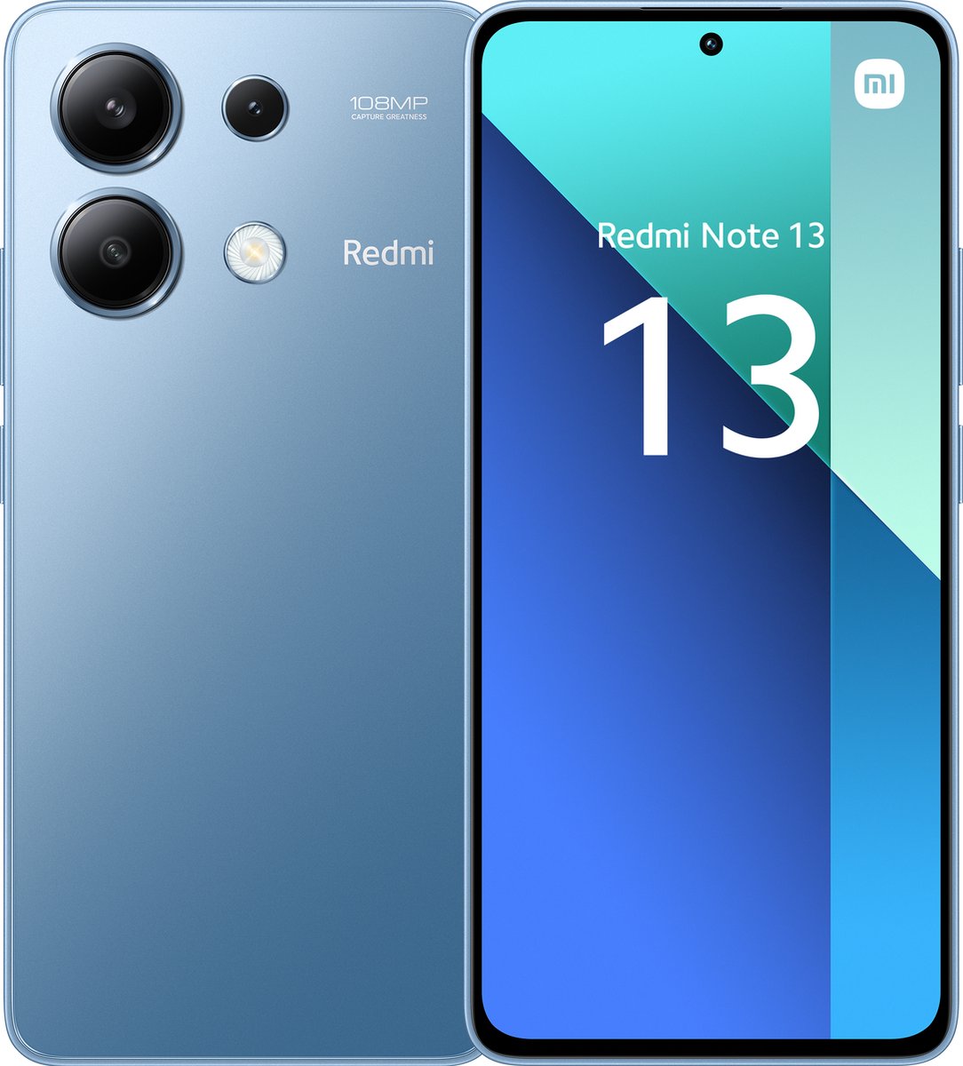 Xiaomi Redmi Note 13 16,9 cm (6.67") Ranura híbrida Dual SIM Android 12 4G USB Tipo C 8 GB 256 GB 5000 mAh Azul