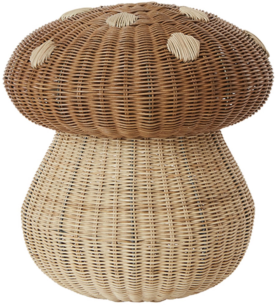 OYOY Cesto Mushroom Naturale