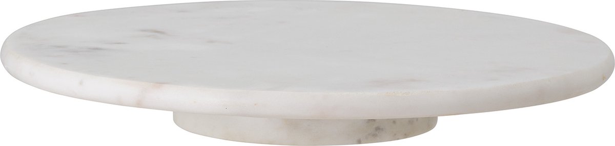 Bloomingville Fuente de servir mármol Ellin Ø35,5 cm blanco