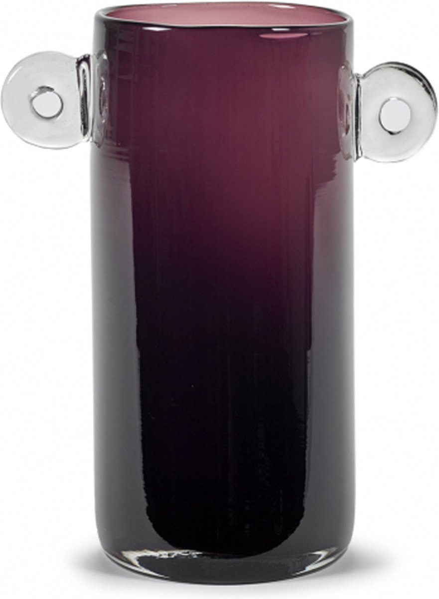 Serax Vaso con manici Wind & Fire 31 cm aubergine