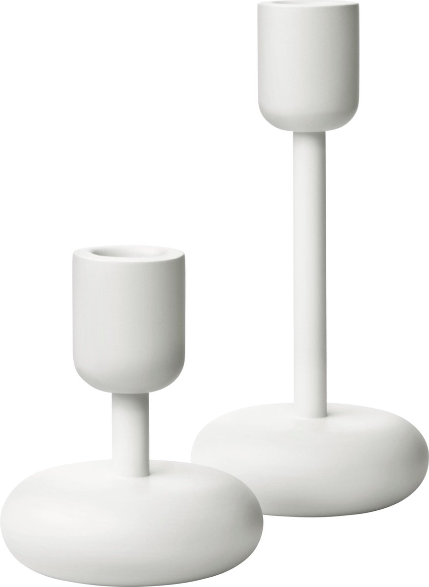 Iittala Set di candelieri Nappula bianco