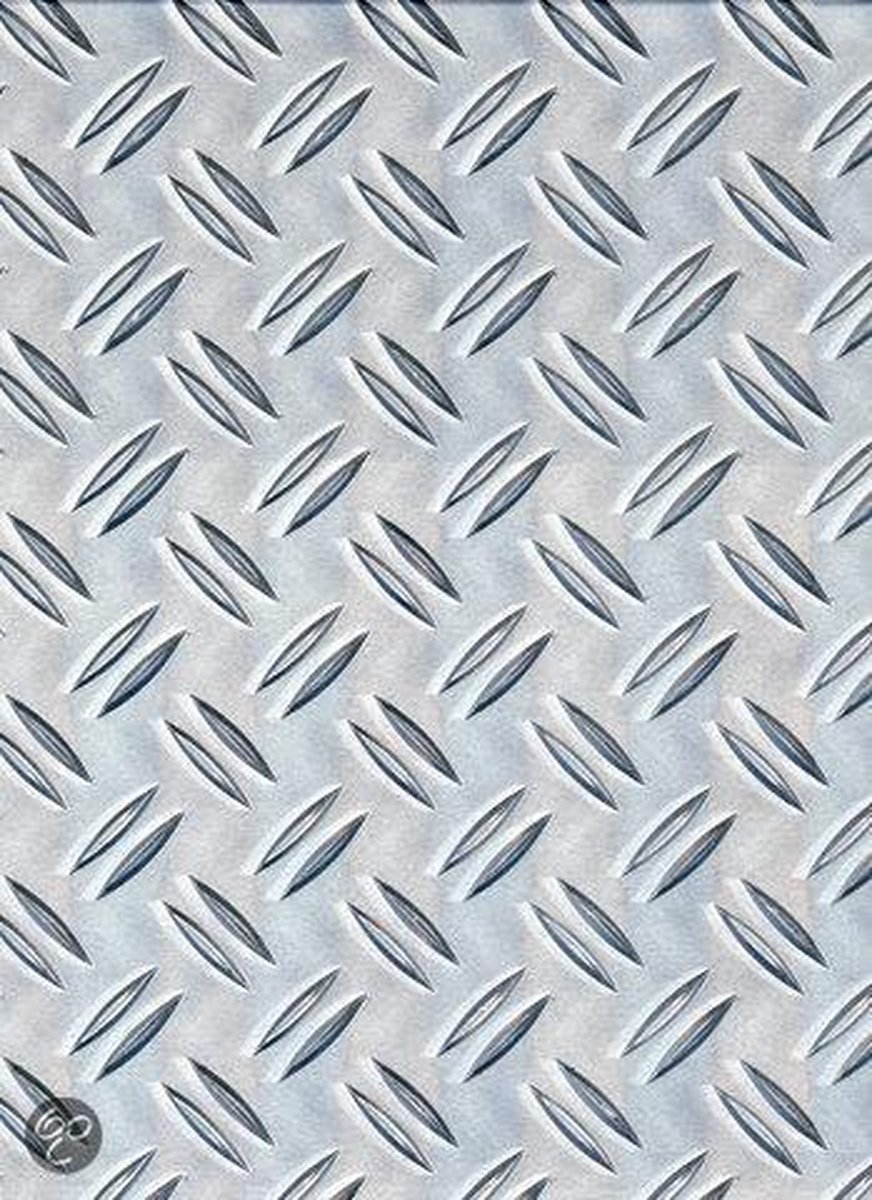 Chapa estriada (1.000 x 600 mm, Espesor: 1,5 mm - 2 mm, Aluminio, Sin tratar)
