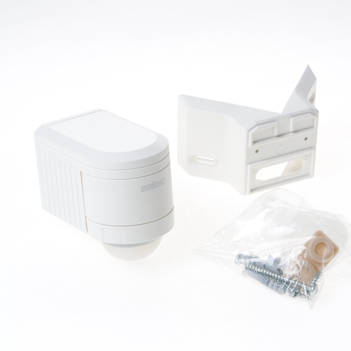 Sensor de movimiento IS 240 DUO (Alcance sensor: 12 m, Blanco, Ángulo de detección sensor: 240 °, L x An x Al: 100 x 60 x 90 mm)