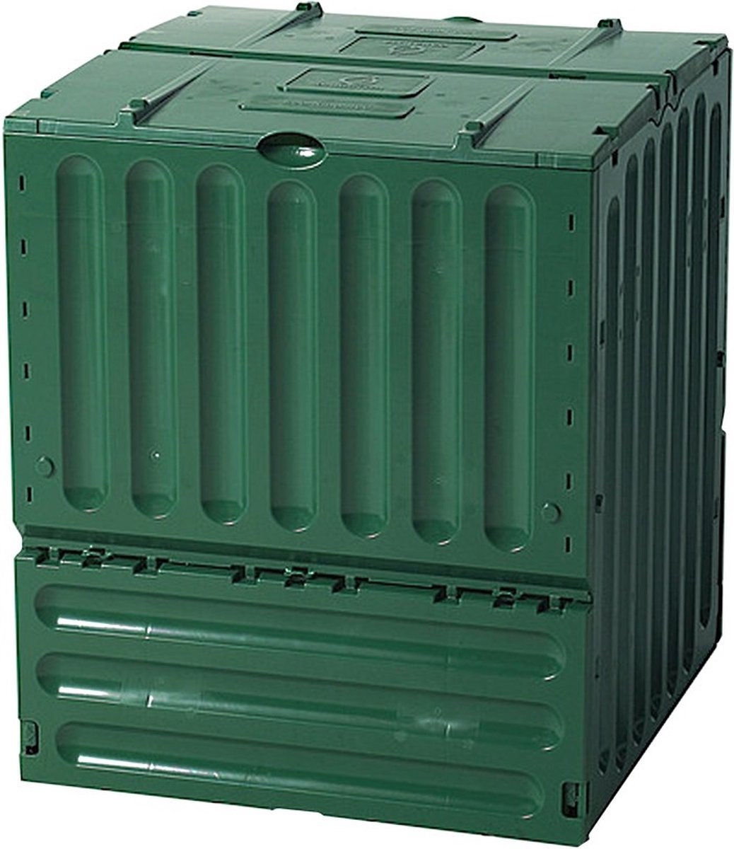 Compostador para jardín Eco King (400 l, 77 x 77 x 89 cm)