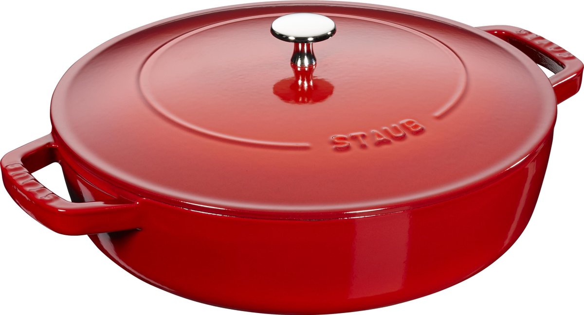 STAUB Casseruola Chistera Ø28 cm 3,7 L Rosso