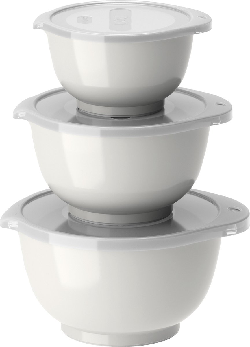Rosti Ensemble de mini-bols Margrethe, lot de 3 Blanc