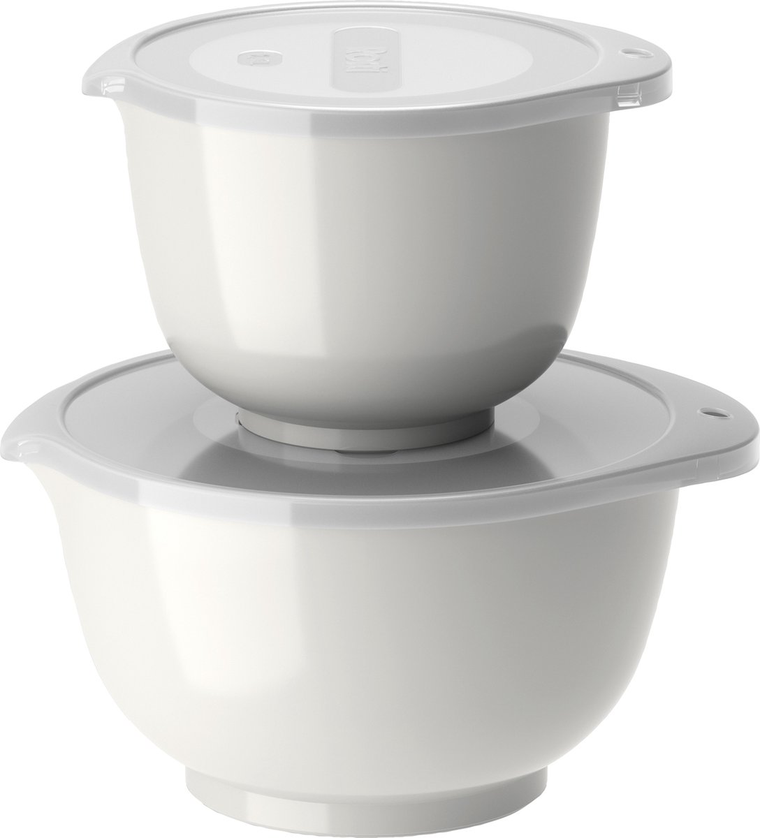 Rosti Ensemble de bols Margrethe, lot de 2 Blanc