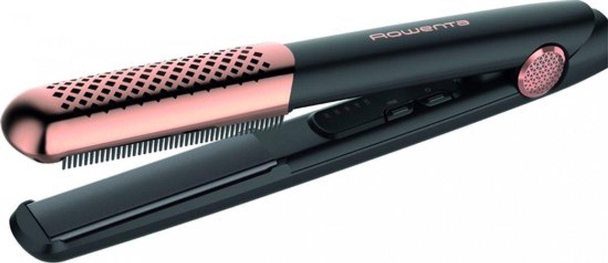 Rowenta Ultimate Experience Premium SF8230 Plancha de pelo Caliente Negro, Cobre 2,7 m
