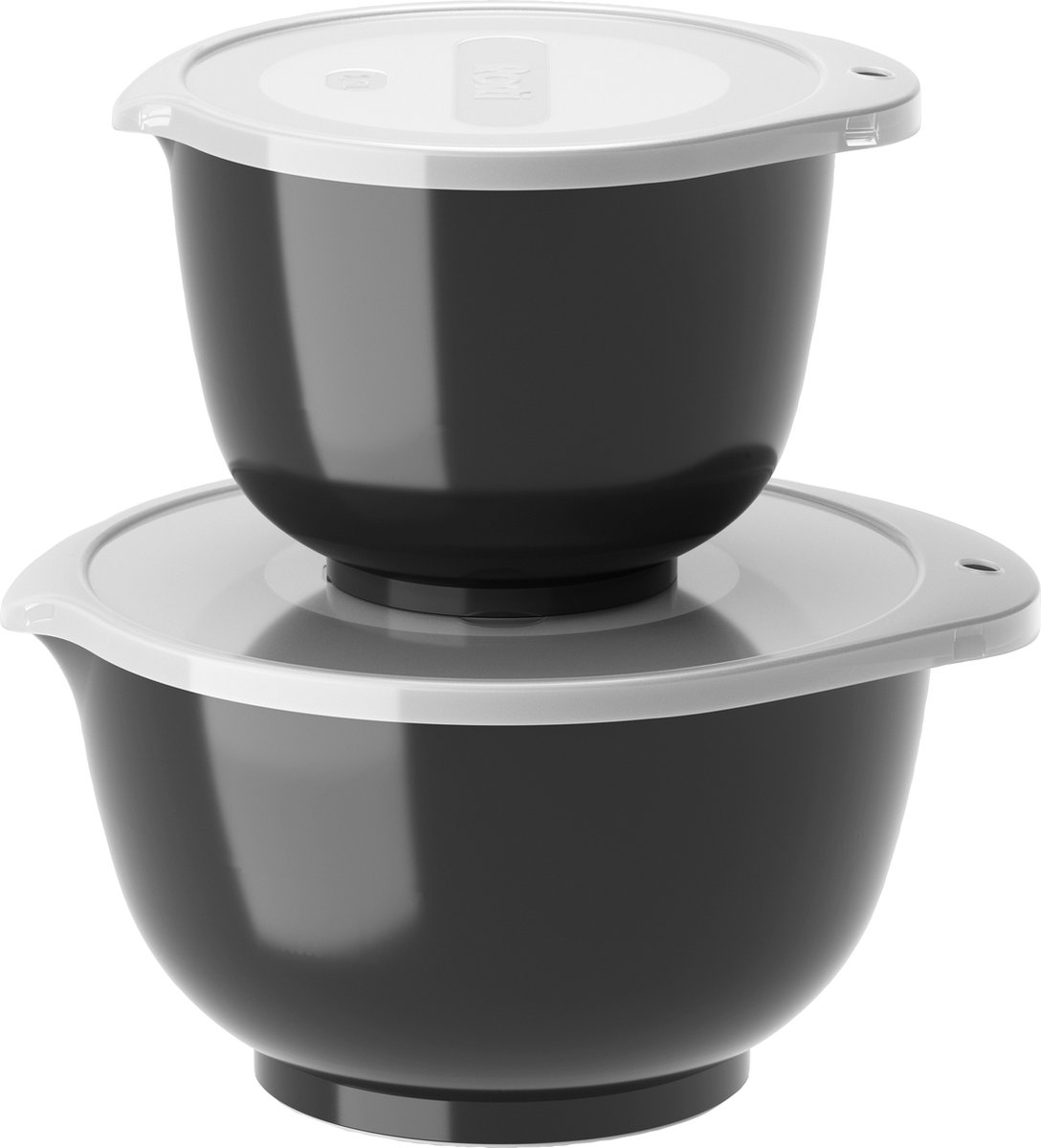 Rosti Ensemble de bols Margrethe, lot de 2 Noir