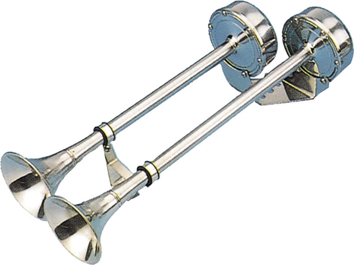Claxon (Intensidad sonora: 115 dB, Bocina doble de barco)