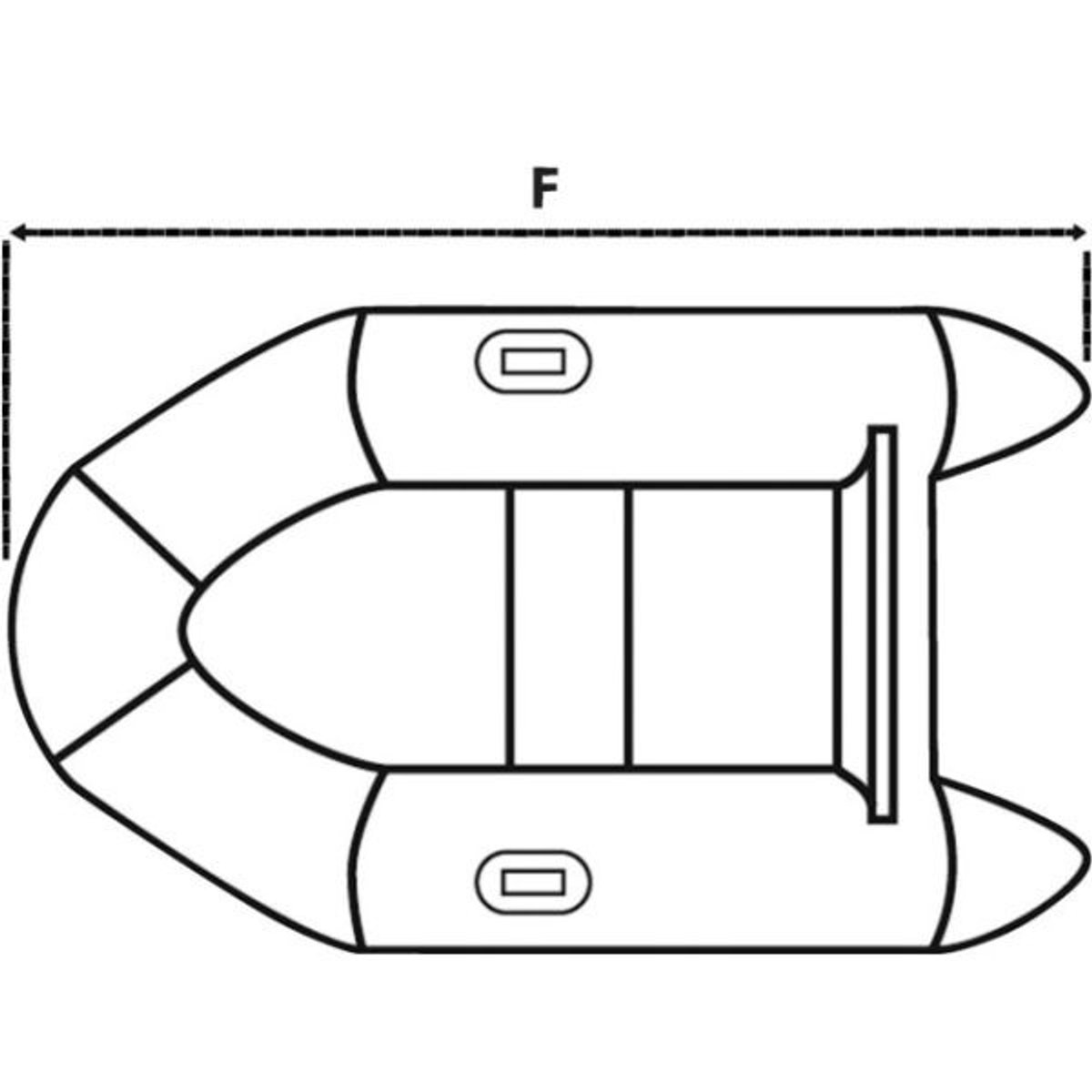 Lona alquitranada S (Apto para: Embarcaciones con 488 - 564 cm de eslora, Poliéster, Anillos 10 D)