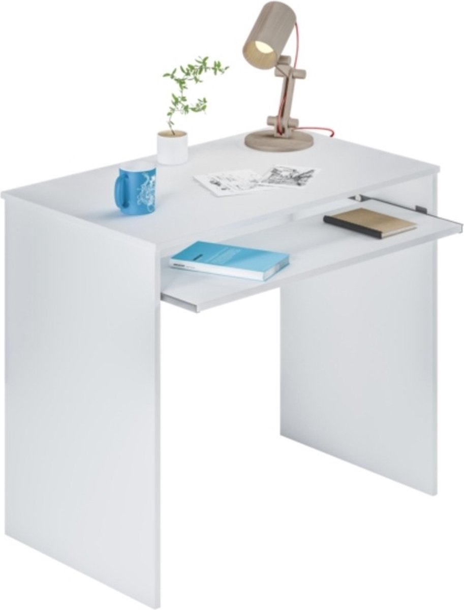 Mesa de escritorio iJoy (L x An x Al: 54 x 90 x 79 cm, Blanco ártico)