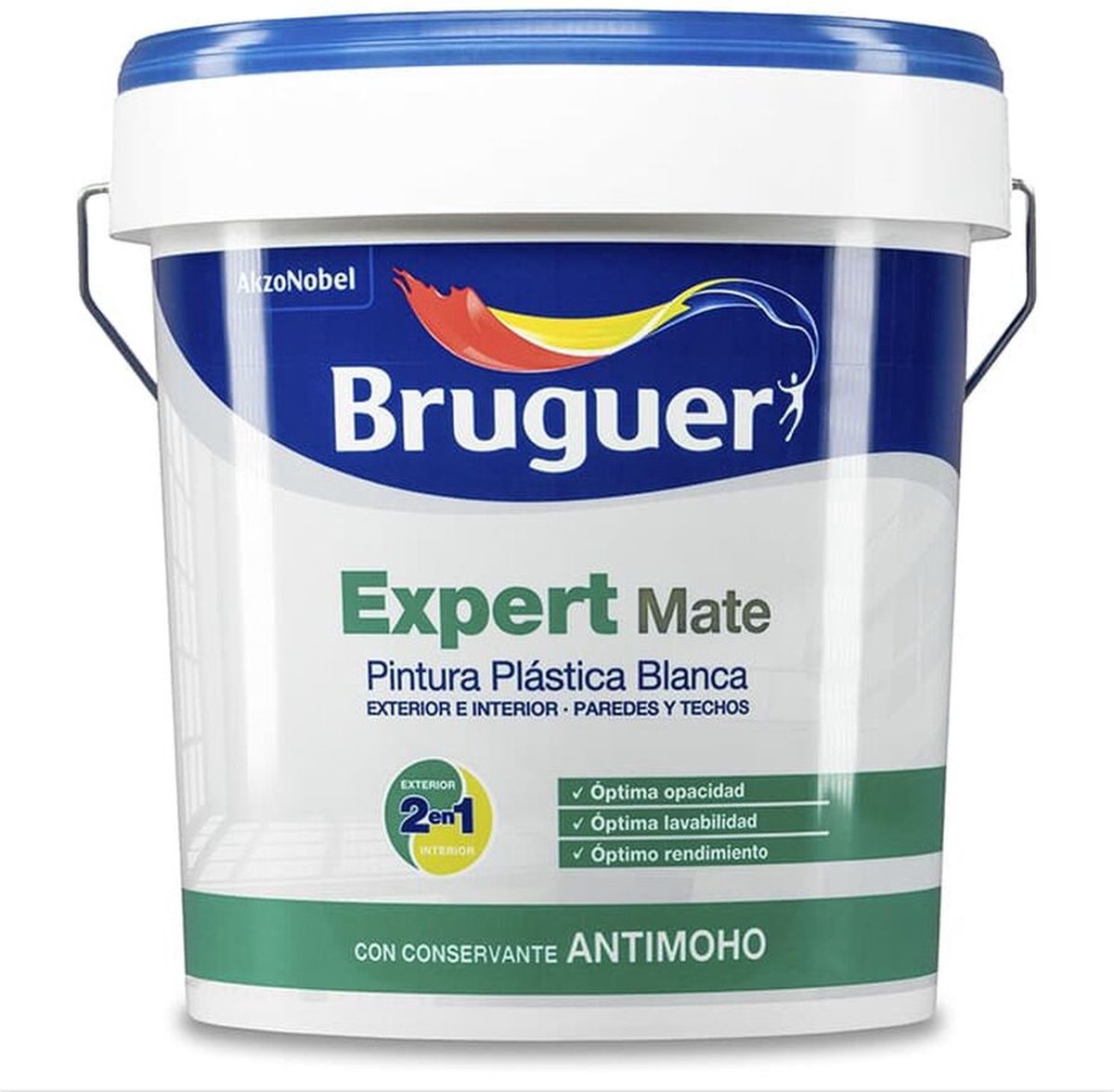 Pintura para paredes y techos Expert (Blanco, Reluciente, 15 l)