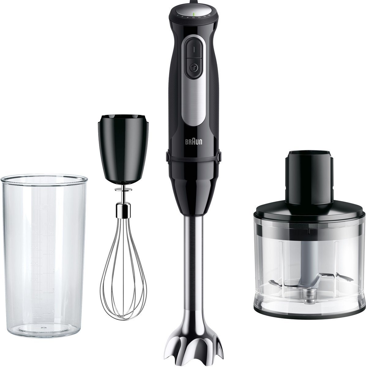Batidora de mano Braun MultiQuick 5 Pro MQ 55236 M | 0,6 L |1000 W | Negro