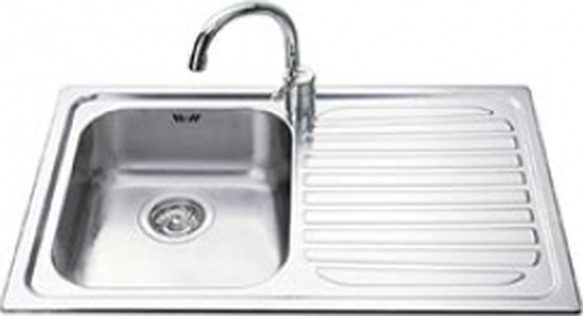 Fregadero encastrable SP791 D (50 x 79 cm, Acero inoxidable)