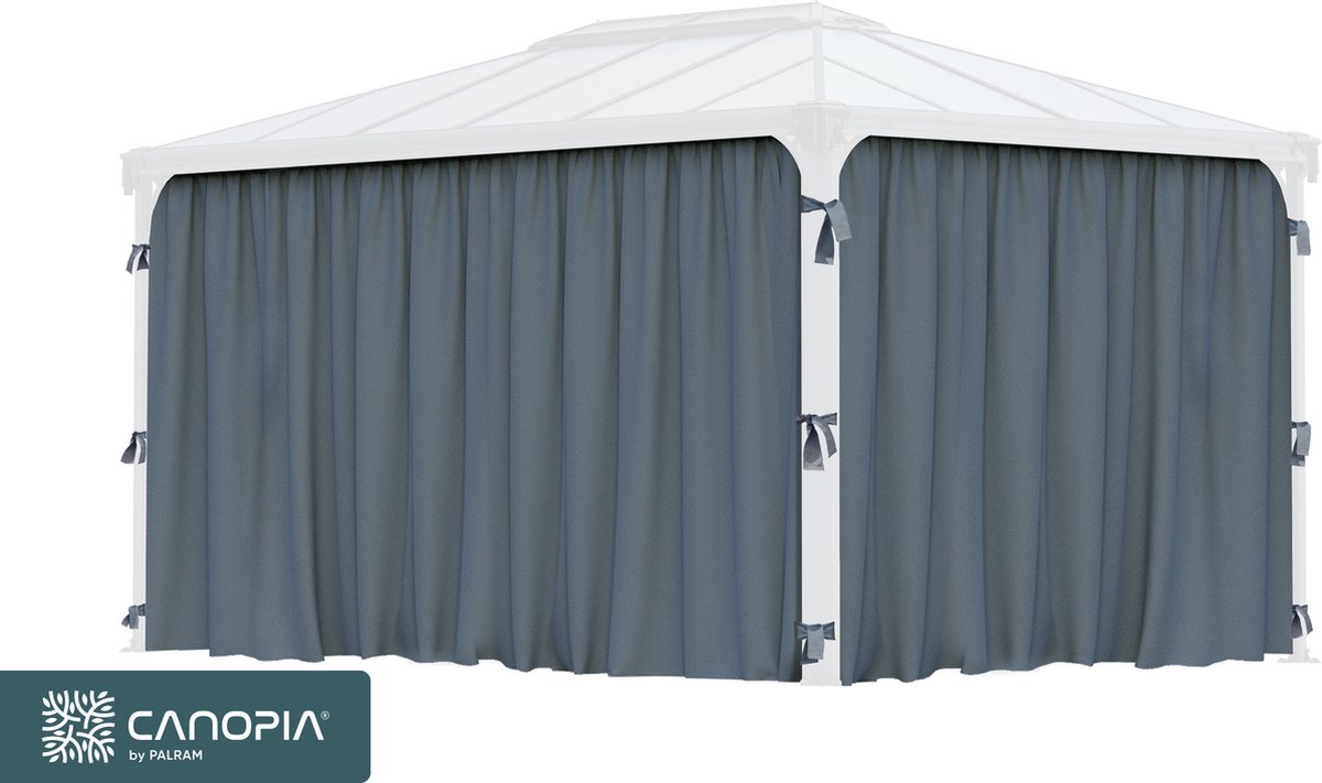 Pared lateral de pérgola Martinique (An x Al: 420 x 217 cm)