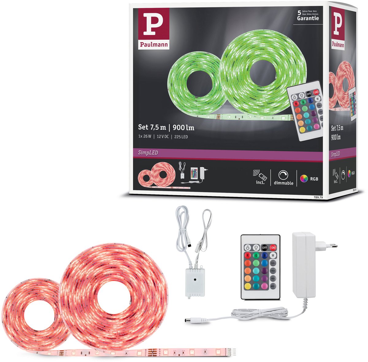 Tira LED SimpLED Kit RGB (7,5 m, RGB)