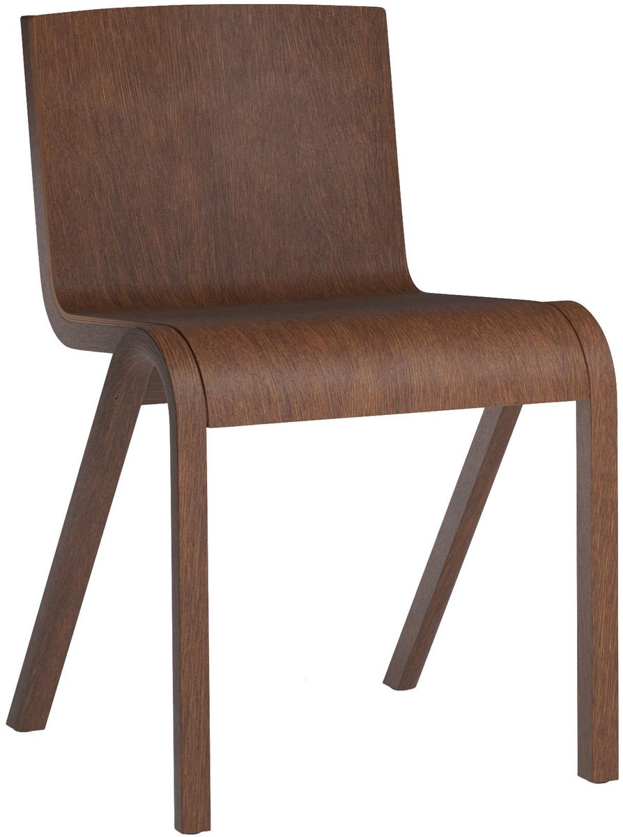 Audo Copenhagen Sedia da pranzo Ready Rovere tinto rosso